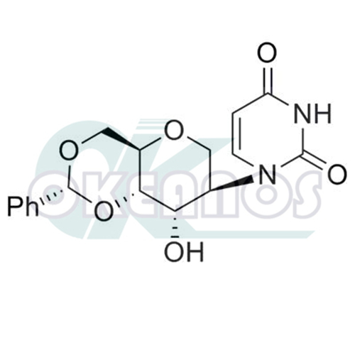 2-(2-amino-1,6-dihydro-6-oxo-9H-purin-9-yl)-1,5-anhydro-2-deoxy-4,6-O-[(R)-phenylmethylene]-D-Altritol